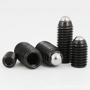 Tornillo de Bola Chen Chen M1345680, Cabeza Redonda, Acero al Carbono, Recubrimiento Negro, Rosca Métrica Estándar - Product Image 1
