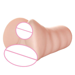 Enkelkanaals mannelijke masturbatie cup realistische mond vagina pocket pussy 3D zacht rubber seksspeeltje voor mannen masturbatie - Product Image 5