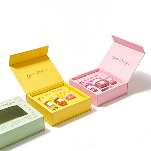 Boîte d'emballage magnétique en papier rigide élégante, design pliable pour marque de cosmétiques haut de gamme - Product Image 4