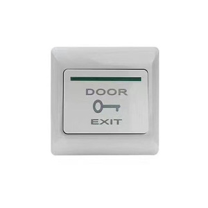 Access Control Exit Switch Plastic Automatic Reset Door Exit Button For Electric Lock Systems - Product Image 1