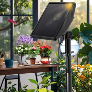 Anti-siphon Copper WiFi Solar Waterer Multiple Timing Modes Supports 15 Potted Plants Smart Balcony Plant Drip Irrigation System - Product Image 1