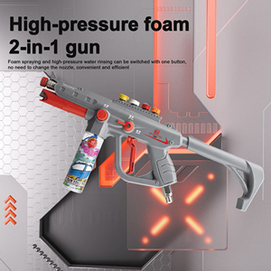 Pistola per Lavaggio Auto con Lancia Schiuma, Pressione 250 Bar, Flusso d'<span class=keywords><strong>Acqua</strong></span> Regolabile con Angolo Variabile, per Schiuma o <span class=keywords><strong>Acqua</strong></span> - Product Image 2