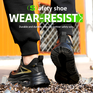 Chaussures de sécurité sportives transfrontalières tendance, anti-écrasement, anti-perforation, confortables, résistantes à l'usure, pour la protection au travail - Product Image 5