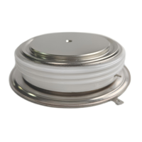 Dispositif SCR à capsule KP1500A 1500A 2000V, thyristor à contrôle de phase avec courant de surtension en état marche de 26 kA pour le contrôle des moteurs CC et CA
