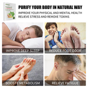 Juego de 16 Parches Herbales Chinos para Pies, Adhesivos Adelgazantes de Ajenjo para la <span class=keywords><strong>Salud</strong></span> - Product Image 6