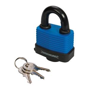 Candado Silverline resistente a la intemperie 60mm - Product Image 1