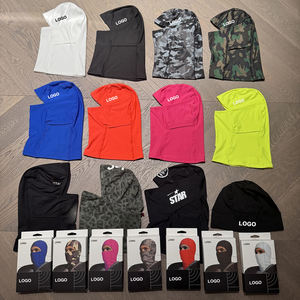 หน้ากากไหมพรมคุณภาพสูงสำหรับเล่นสกีในฤดูหนาว ปิดคลุมทั้งใบหน้า เหมาะสำหรับปั่นจักรยาน ปีนเขา  แบบคลุมศีรษะ  หน้ากากสกีแบบซ่อนหน้า สำหรับเล่นกีฬา - Product Image 2