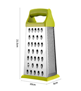 Râpe à fromage professionnelle en acier inoxydable à 4 faces, trancheuse manuelle de légumes pour la cuisine – Meilleure vente - Product Image 5