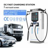 Borne de recharge rapide DC pour véhicules électriques 60KW 80KW pour opérateurs de flotte en zone de services routière