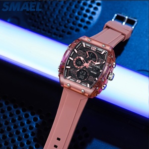 Reloj de Pulsera para Hombre SMAEL 8109 de Cuarzo, Cronógrafo Resistente al Agua, Reloj Deportivo de Silicona para Hombre, Reloj Masculino con Fecha Automática - Product Image 6