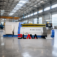Machine de formage à rouleaux CNC 4 rouleaux pour le pliage de tôles d'aluminium et d'acier inoxydable de précision, pour réservoirs coniques en acier épais, automatique