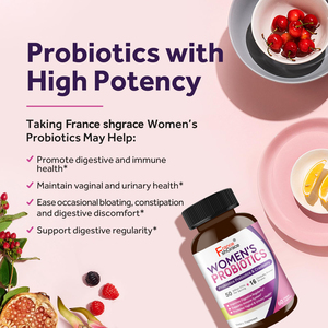 Cápsulas probióticas para mujeres, 60 cápsulas vaginales más saludables, Suplemento probiótico para mujeres - Product Image 2