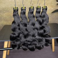 Extensions de Cheveux Humains Naturels Vierges Bruts de Grade 12A, Double Tissage, Ondulés, Alignés dans le Sens de la Cuticule, Vente en Gros
