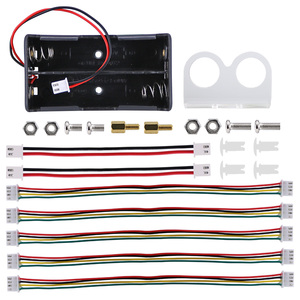 Kit de voiture intelligente omnidirectionnelle 4x4 avec moteur à engrenages et contrôle Bluetooth, prise XH 2.54mm colorée à branchement facile pour Arduino G131 - Product Image 6