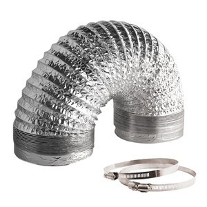 Conducto de ventilación simple ajustable <span class=keywords><strong>Tubo</strong></span> de papel de <span class=keywords><strong>aluminio</strong></span> corrugado <span class=keywords><strong>flexible</strong></span> - Product Image 2