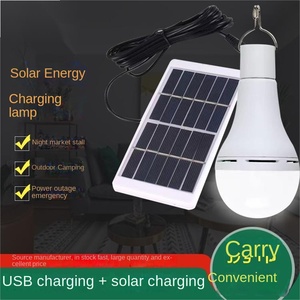 ไฟฉุกเฉินพลังงานแสงอาทิตย์แรงดันต่ำ ขนาดเล็ก พกพาสะดวก สำหรับตั้งแคมป์กลางแจ้ง หลอดไฟฉุกเฉินสำหรับลานบ้าน มาตรฐานกันน้ำ IP65 - Product Image 2