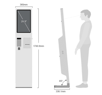 Kiosque de paiement de stationnement à écran tactile de 21,5 pouces avec imprimante thermique