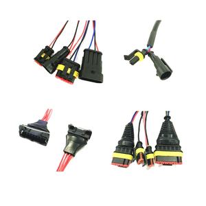 Otomobil özel su geçirmez 3 pinli konnektör otomatik kablo demeti üreticisi - Product Image 1
