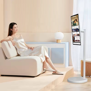 Di động di động TV bánh xe 21.5 inch màn hình cảm ứng thông minh TV Android 12 Màn hình rollingtv, màn hình cảm ứng máy tính bảng lớn với cơ sở - Product Image 1