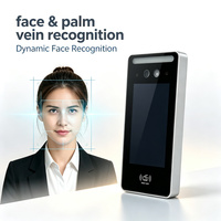 Système de contrôle d'accès par reconnaissance de la veine palmaire et du visage, terminal d'entrée biométrique intelligent avec lecteur RFID
