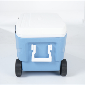 Glacière rigide à roulettes Ecooler ZM080AS 80L/84QT, isolée en PE, étanche, pour camping, pique-nique, transport de nourriture et glace - Product Image 6