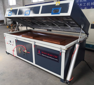 Máquina Laminadora al Vacío CNC Automática <span class=keywords><strong>Samet</strong></span> con Tapa Abatible y Calentamiento Instantáneo para Película de PVC, para Laminación de Paneles de Puertas de Acrílico y Madera - Product Image 5