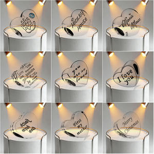 Venta al por mayor de abalorios de plata <span class=keywords><strong>S925</strong></span> Fitpandoraer con forma de corazón, luna y estrella, diseño de huellas de manos de pareja, huecos, para DIY - Product Image 5