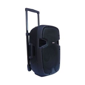 12" 350W 3-Way Powered <b>Speaker</b> With Handle And Wheels <b>Usb</b> Sd Bluetooth - Product Image 1