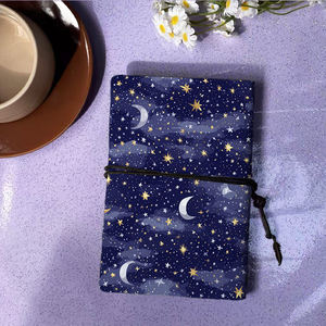 Carnet <span class=keywords><strong>de</strong></span> bureau A6 fait à la main 80 feuilles remplaçables papier vintage épais parfait pour les adultes <span class=keywords><strong>de</strong></span> <span class=keywords><strong>travail</strong></span> avec des feuilles <span class=keywords><strong>de</strong></span> palmier dans divers - Product Image 3