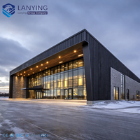 Estructura de Acero Prefabricada de Bajo Precio y Tamaños Personalizables, Planos de Construcción de Fábrica, Taller, Almacén, Garantía de 3 Años, Resistente al Viento