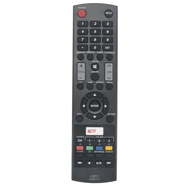 New GJ221-C Remote Control for SHARP LED HDTV LC48LE653U LC55LE653U LC65LE645U LC65LE645U LC-65LE645U LC65LE653U LC-65LE653U