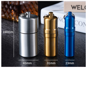 Hộp Đựng Thuốc Lá Cắm Trại Móc Chìa Khóa Hộp Đựng Thuốc Lá Bằng Kim Loại Hộp Đựng Thuốc Lá 10 Chiếc Đồ Dùng Không Nhẹ Cho Nam Quà Tặng - Product Image 6