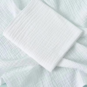 Nueva moda personalizable blanco <span class=keywords><strong>Daper</strong></span> algodón bebé manta infantil Swaddle Wrap bebé Underpad Manta - Product Image 2
