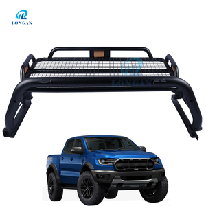 Coolsa-barre de rouleau en acier inoxydable, pour le ramassage avec porte-toit, panier supérieur de 4x4, <span class=keywords><strong>accessoires</strong></span> pour Ranger 2019, haute qualité - Product Image 2