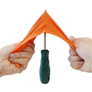 Nhà Máy Giá màu cam 8 triệu dùng một lần bột miễn phí kim cương Grip Găng tay Nitrile găng tay Heavy Duty công nghiệp Nitrile glovees XL - Product Image 2