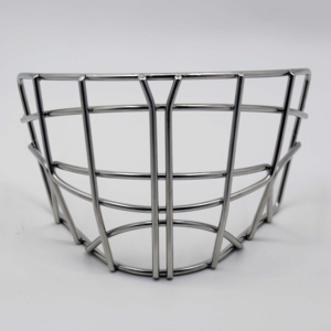 YOUNGSON Cage de casque de gardien de but de hockey sur glace en acier inoxydable vertical, finement traitée, avec fil de 4,8 mm de diamètre, OEM ODM Logo personnalisé - Product Image 1