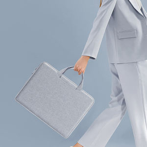 14/15 इंच बड़े पोर्टेबल ठोस लैपटॉप आस्तीन वाटरप्रूफ आकस्मिक टिकाऊ पॉलिएस्टर लैपटॉप बैग सरल व्यवसाय टिकाऊ - Product Image 4