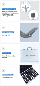 <span class=keywords><strong>Laryngoscope</strong></span> vidéo <span class=keywords><strong>portable</strong></span> réutilisable Sensorendo avec écran tactile de 3,5 pouces, alimenté par batterie, certifié CE - Product Image 4