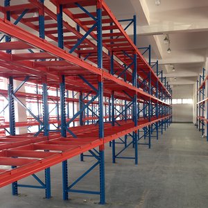 Sistema de Estanterías para Almacenamiento en Almacenes, Logística Industrial, Alta Densidad, Estanterías de Malla Metálica Ajustables y Selectivas para Almacenamiento de Palés - Product Image 5