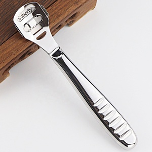 Pedicure plantare lime callo rimozione pelle morta rasoio piedi in acciaio inox con 10 lame a fette di ricambio e 1 testina per i piedi - Product Image 2