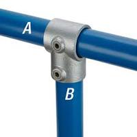 Barrières de sécurité modulaires en fonte et aluminium malléable, garde-corps, cadre, raccords de tuyauterie structurelle à basse pression zingués, kits