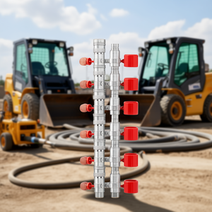 Acoplador Hidráulico de Conexión Rápida de 1/2 Pulgada, 27.6 Mpa, ISO 16028, Adaptador para Minicargadora, Conectores de Aleación de Aluminio - Product Image 2