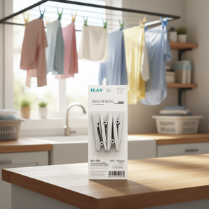 Ilan Mollette in Metallo da 4,5 mm, Confezione da 6 per Fermagli da Abbigliamento - Product Image 3