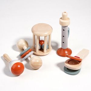 X515 Juego de Juguetes Musicales Educativos Tempranos para Bebés, Juego de Entrenamiento Auditivo para Niños Pequeños, Juguetes Musicales de Madera Montessori - Product Image 2