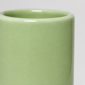 Recipiente de Cerámica para Velas, Color Verde Celadón Glaseado, Reutilizable, para Difusor de Aromas, Maceta, Decoración de Interiores para Hogar y Oficina - Product Image 4