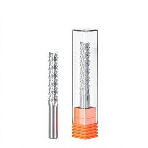 ดอกกัดคาร์ไบด์ YUFU สำหรับเครื่อง CNC แบบ 2 ฟลุต  แบบเกลียวซ้าย  มุมเฮลิกซ์ 25 องศา  OEM/ODM HRC65 - Product Image 4
