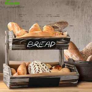 Estantes Rústicos de Madera Maciza de Una Cara, Estante de Supermercado de 2 Niveles, Exhibición de Frutas y Verduras, Ligero, Independiente, Rápido - Product Image 6