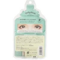 Cils artificiels transparents invisibles en matériau naturel, fabriqués au Japon, Koji Dolly Wink No 2 Sweet Girly, 2 paires, Tsubasa Masuwaka Big