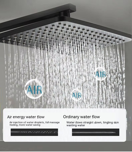 China Factory Luxus-Dusch set Badezimmer-Dusch system In-Wall-Mischbatterie-Wasserhahn Heiß Kalt 4-Funktions-integrierte Dusche - Product Image 5