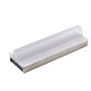 Custom POP <b>PVC</b> Label Holder Shelf Edge Magnetic Data Strip Price Tag Clip for Supermarket Display Rack - Product Image 6